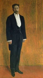 Porträt von Alexander Skryabin (1872-1915)